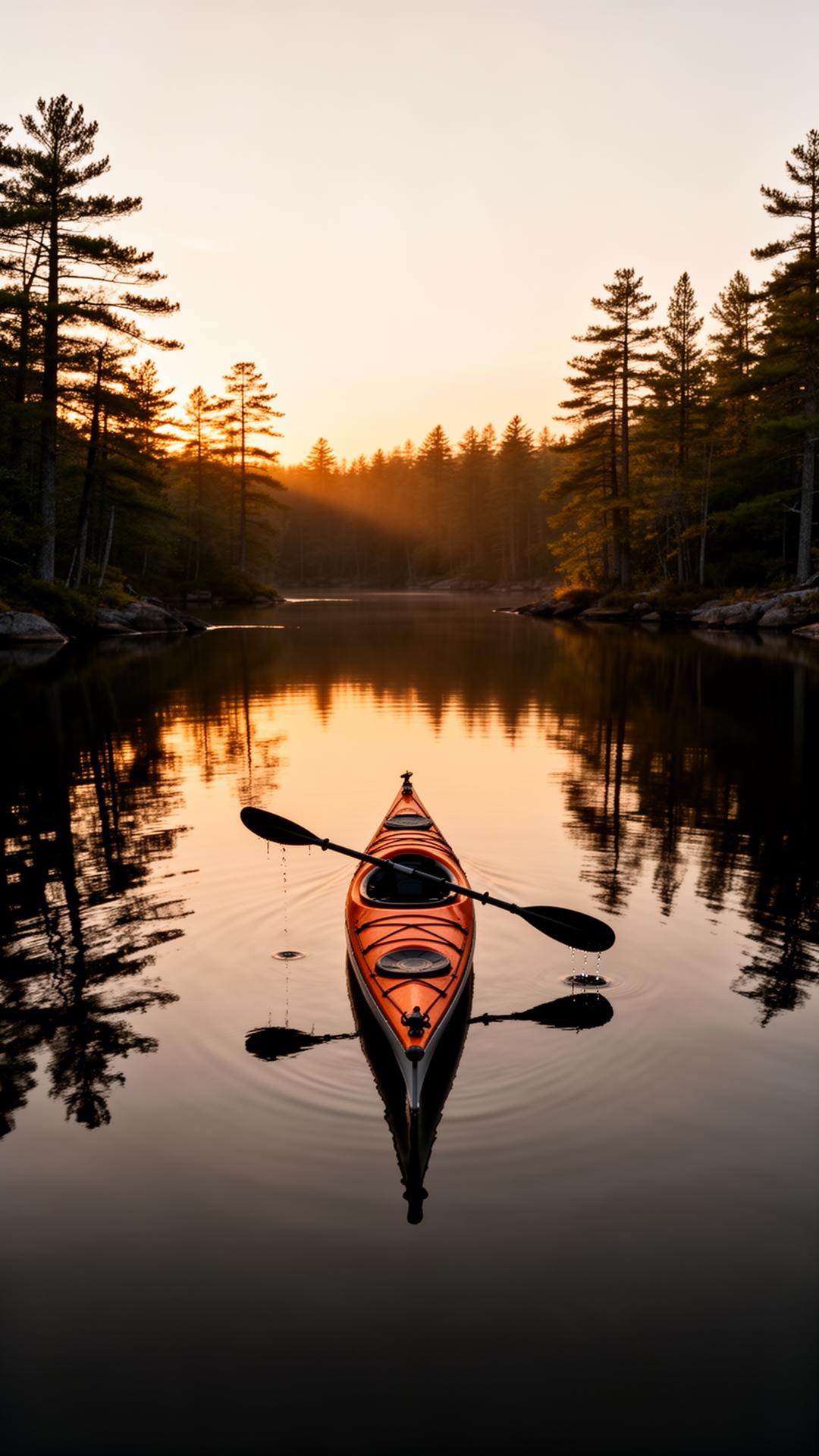 Kayak & paddle