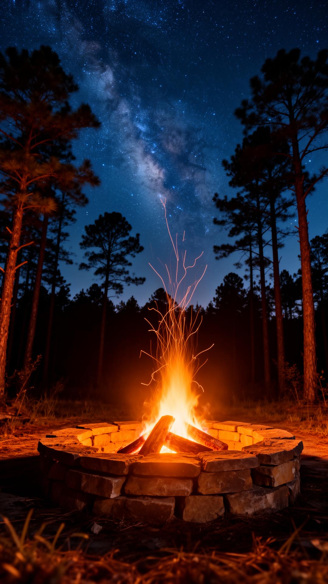 Stars over the pines